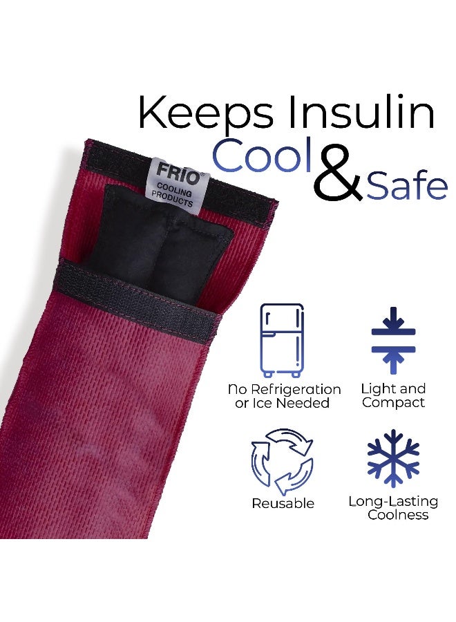 Frio حافظة تبريد قلم الأنسولين الفردية - مبرد الأدوية الفردية - حافظة السفر لمرضى السكري - محفظة واحدة - Image 4