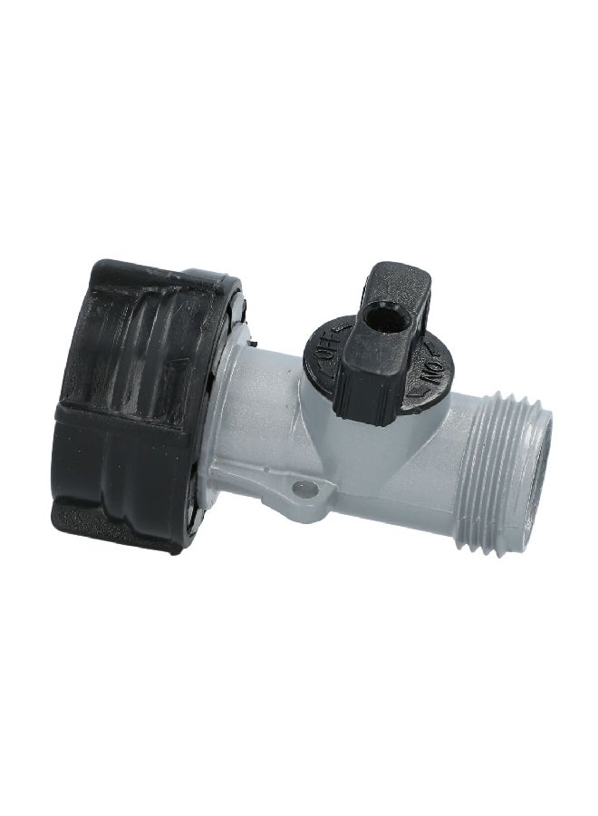 ACE Zinc Threaded Male Hose Shut-Off Valve Grey and Black 1609718784 - Image 2