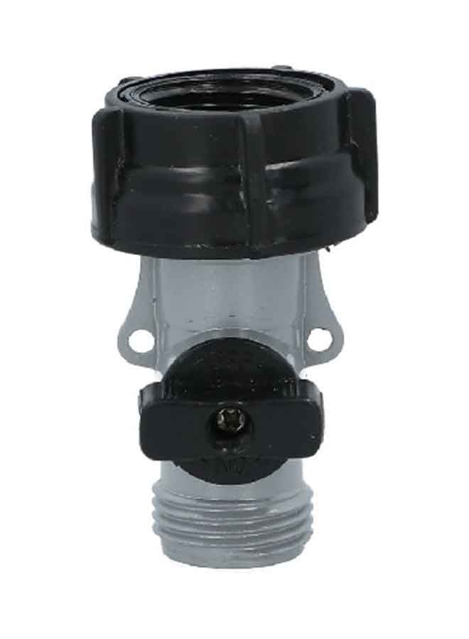 ACE Zinc Threaded Male Hose Shut-Off Valve Grey and Black 1609718784 - Image 1