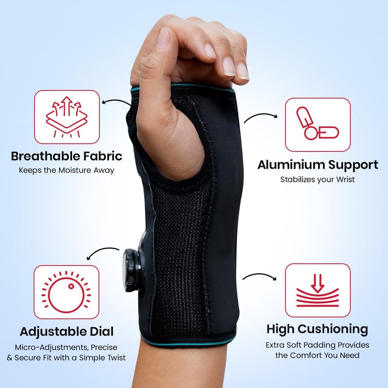 AGEasy (Max Group Easy Twist Wrist Brace with Adjustable Dial (Left Hand) - Image 3