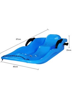 DubaiGallery Outdoor Sports Plastic Skiing Boards Sled Luge Snow Grass Sand Board Ski Pad Snowboard With Rope For Double People  - Image 2