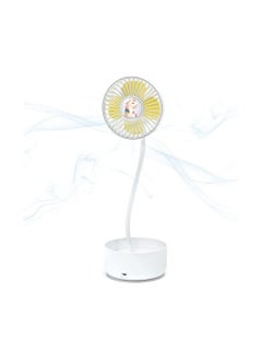 Portable foldable mini USB rechargeable fan with three speeds, multi-colored foldable