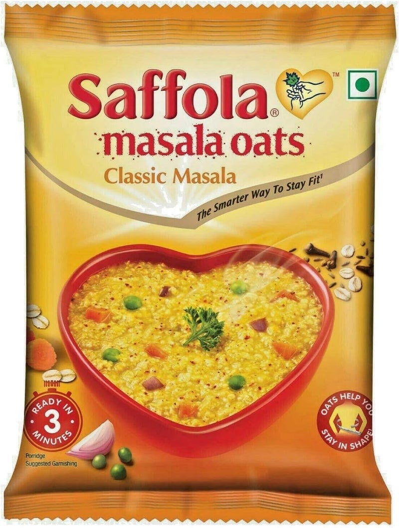 Saffola Masala Oats, Classic Masala, 40 g (Pack of 6) - Image 5