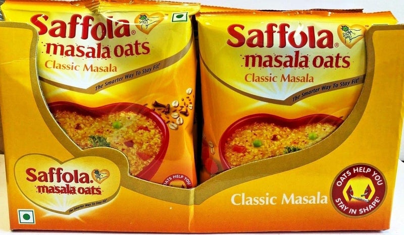 Saffola Masala Oats, Classic Masala, 40 g (Pack of 6) - Image 1