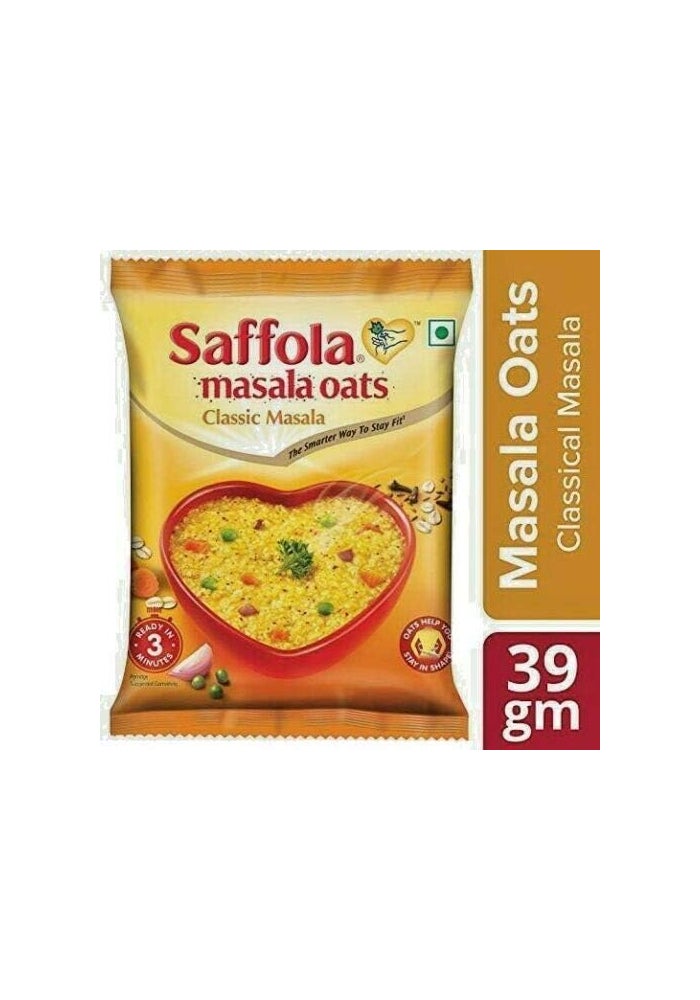 Saffola Masala Oats, Classic Masala, 40 g (Pack of 6) - Image 4