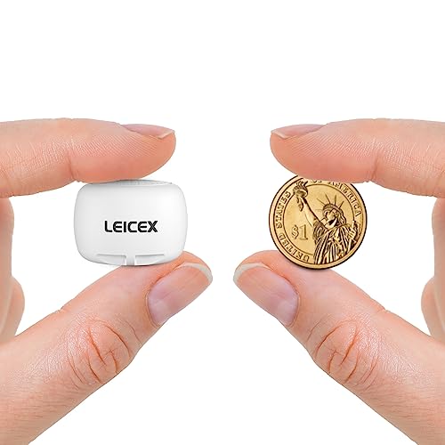 LEICEX Bluetooth Speakers Portable Wireless, Travel Speakers Bluetooth 5.0 Wireless Mini Speaker for Outdoor (White) - Image 1