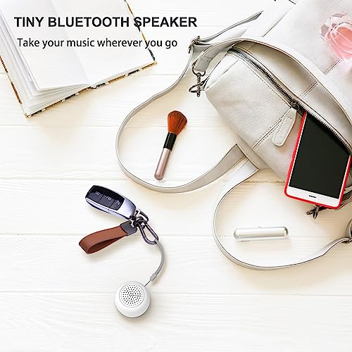 LEICEX Bluetooth Speakers Portable Wireless, Travel Speakers Bluetooth 5.0 Wireless Mini Speaker for Outdoor (White) - Image 5
