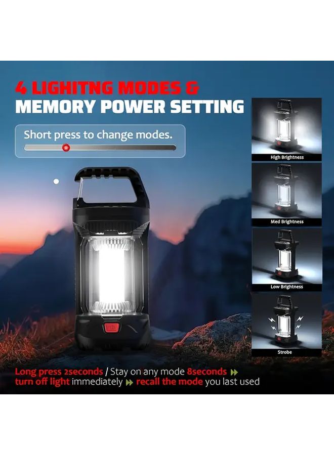 Ca Black ABS Outdoor LED Flashlight USB C Rechargeable For Fishing And Night Travel - Image 4