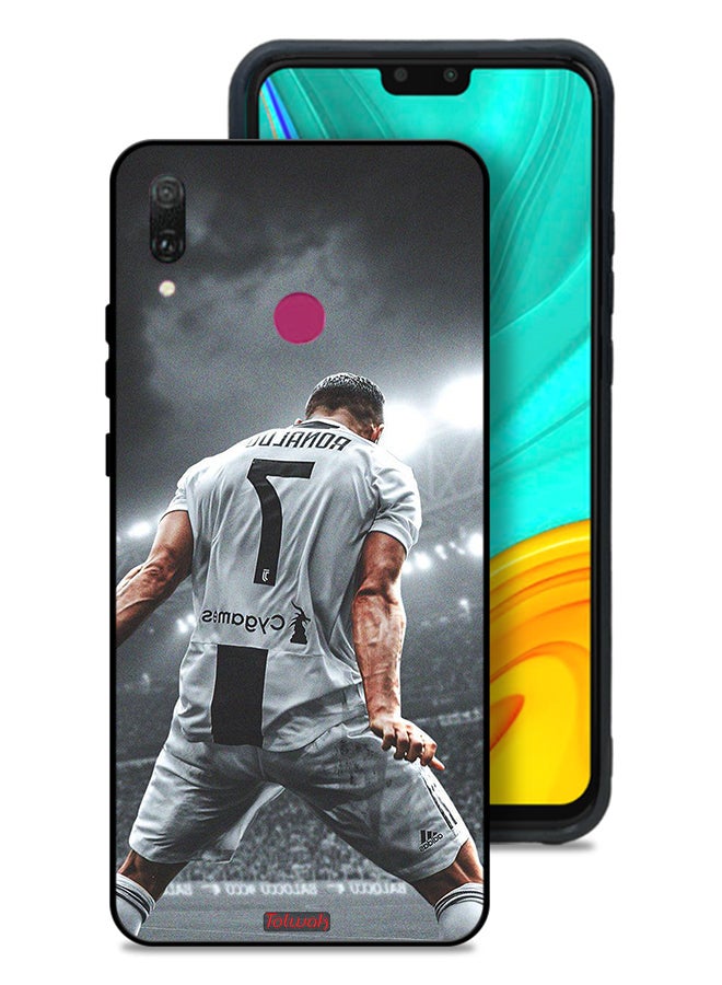 Tolwak Huawei Y9 (2019) Protective Case Cover Cristiano Ronaldo Celebration - Image 1