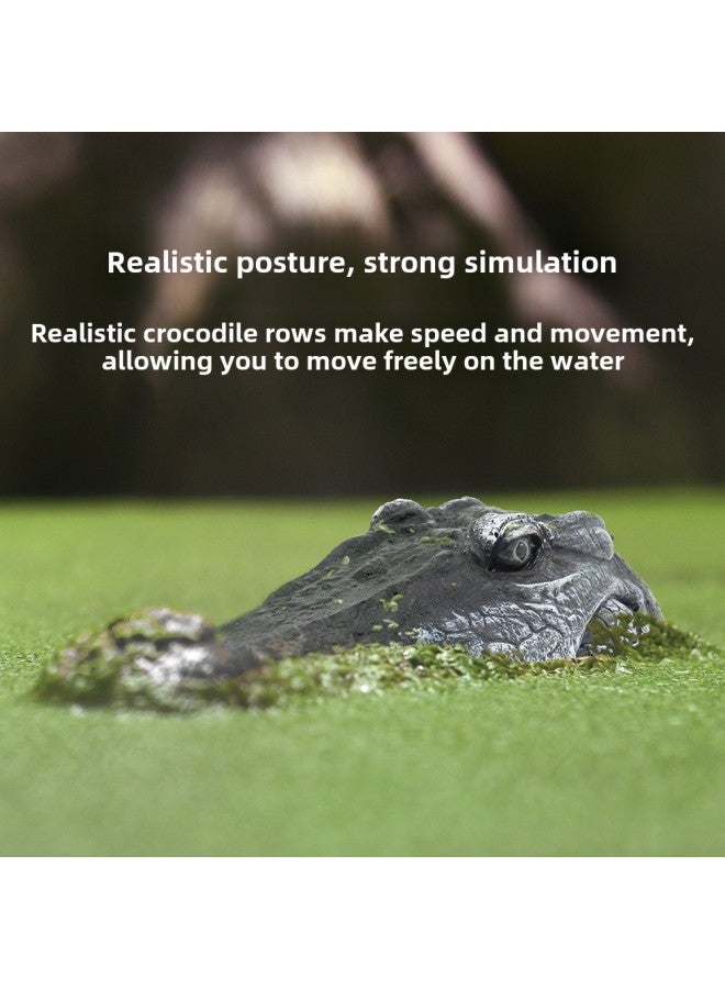 Flytec Electric Crocodile Electric Toy Boat Can Be Under The Water Swimming Pool Shark Remote Control Boat Spoof Simulation Animals-Color:Standard Configuration (one Battery) - Image 4