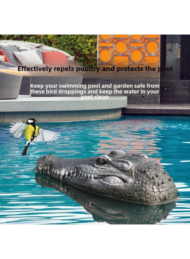 Flytec Electric Crocodile Electric Toy Boat Can Be Under The Water Swimming Pool Shark Remote Control Boat Spoof Simulation Animals-Color:Standard Configuration (one Battery) - Image 3