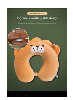 CityRiya-Long Memory Foam U-Shaped Travel Neck Pillow, Portable Cervical Pillow for Airplane, Car & Office Nap - Ergonomic Support for Adults & Kids, Adjustable Strap, Comfortable for Sleeping  - Image 5