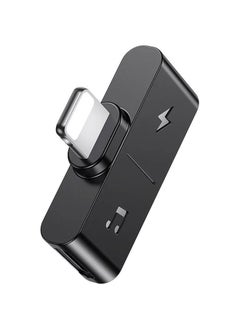 Lightning To 3.5mm Phone Charging Adapter Black