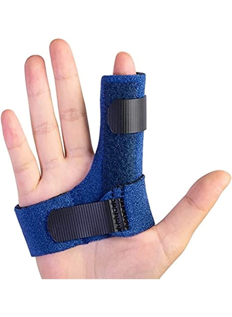 Finger Splints, Finger Brace with Built-in Aluminium Bar for Trigger Finger, Mallet Finger, Finger Supports for Sprains, Pain Relief, Sports Injury - Image 1