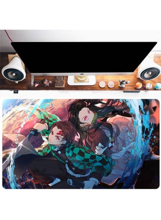 Anime Demon Slayer Collection Mouse Pad, Non-Slip Mousepad, Anime Mouse Pad, Gaming Mouse Pad, Large Mouse Pad, Extended Keyboard Mousepad with Non-Slip Base and Stitched Edge, 400mm×900mm - pzsku/ZD944C2C743727E62A15CZ/45/_/1721211310/ad31039f-6607-4902-9fc7-cbc0880713ea