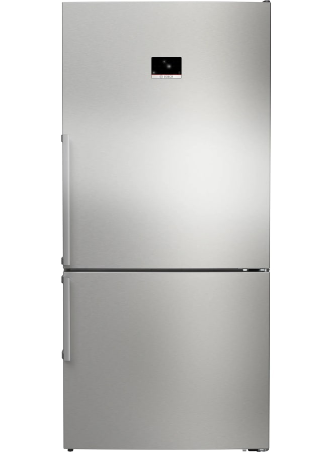 BOSCH Series 8 free-standing fridge-freezer with freezer at bottom 186 x 86 cm Stainless steel KGP86FICE8 KGP86FICE8 Brushed steel anti-fingerprint - Image 1