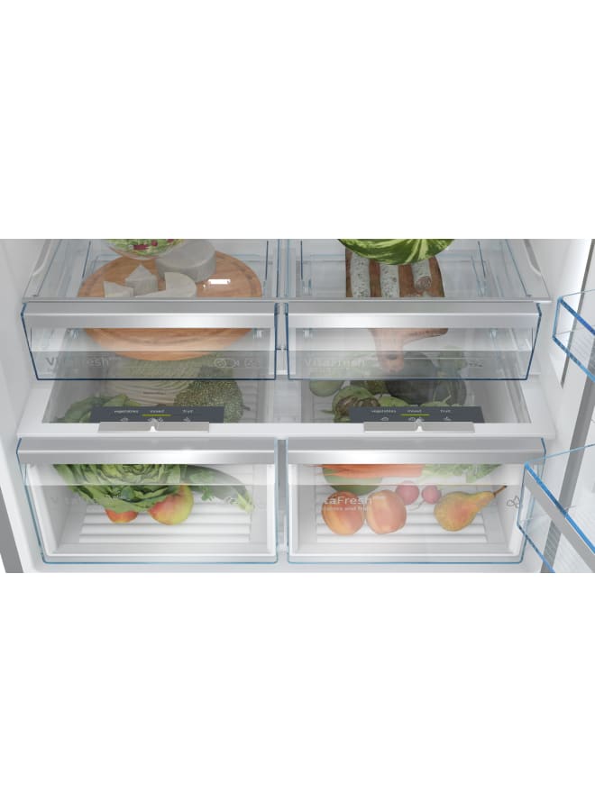 BOSCH Series 8 free-standing fridge-freezer with freezer at bottom 186 x 86 cm Stainless steel KGP86FICE8 KGP86FICE8 Brushed steel anti-fingerprint - Image 5