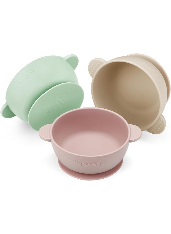 PandaEar 3 Pack Baby Bowls with Suction - Image 1