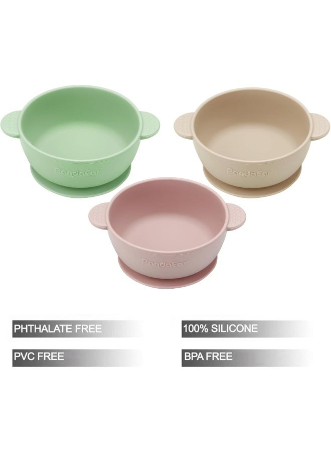 PandaEar 3 Pack Baby Bowls with Suction - Image 2
