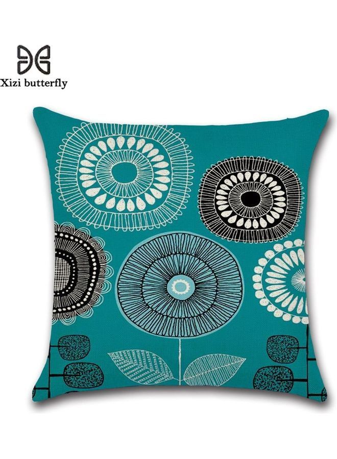 نيبمينينت غطاء وسادة ديكور بطبعة تجريدية جميلة متعدد الألوان - Image 1