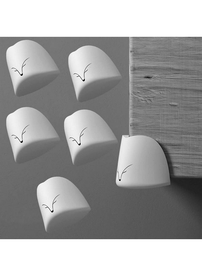 P-Plus International حماية الزوايا لأثاث الأطفال حراس الزوايا وحواف الأمان واقيات الأطفال ووسائد لتغطية حواف الأثاث والطاولات الحادة (رمادي عبوة من 6)  - Image 2