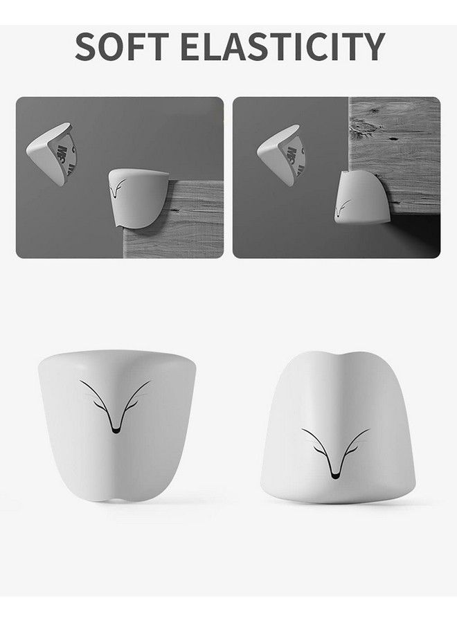 P-Plus International حماية الزوايا لأثاث الأطفال حراس الزوايا وحواف الأمان واقيات الأطفال ووسائد لتغطية حواف الأثاث والطاولات الحادة (رمادي عبوة من 6)  - Image 4