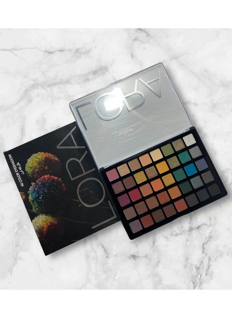 LORA LORA 40 Color Eyeshadow  - Image 2