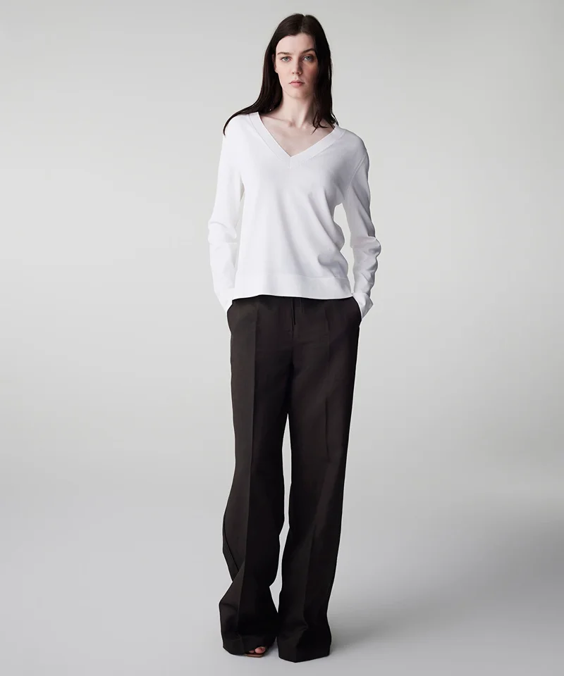 Ipekyol V-Neck Basic Knit Top