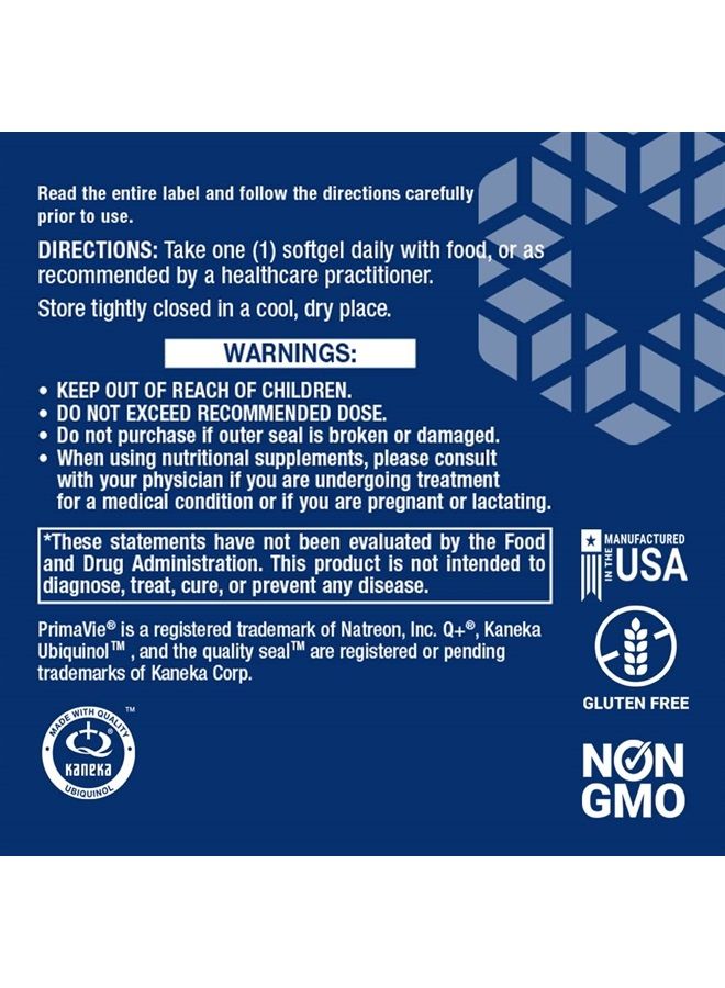 Life Extension سوبر يوبكوينول CoQ10 100 ملغ مع دعم ميتوكوندري معزز – مكمل إنزيم Q10 لصحة القلب والدماغ ودعم الطاقة – خالي من الغلوتين، غير معدّل وراثيًا – 30 كبسولة لينة - Image 3