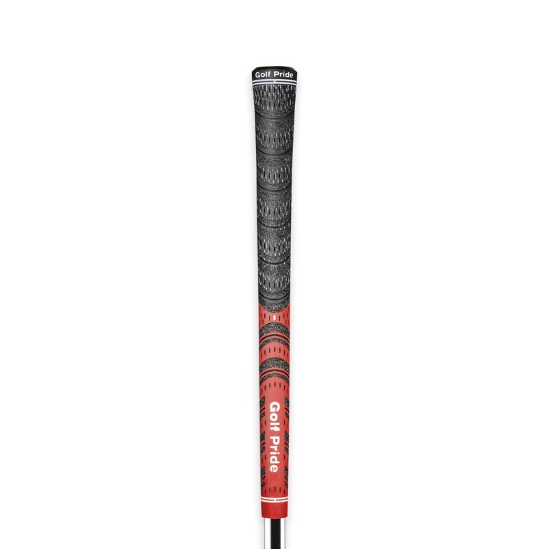 Golf Pride MCC Golf Club Grip - All-Weather Hybrid Grip - Brushed Cotton Cord & Pebbled Texture - Moisture-Wicking Technology - Standard - Red - Image 1