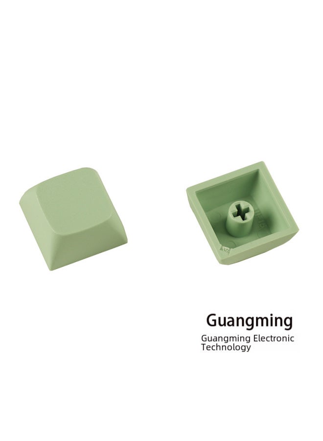 XDA2 High Multi-color Ball Cap Pbt Material MX Cross Chrysanthemum 1u Small Key Position 1.7mm Thick Mechanical Keyboard Key Cap-Color:xda2 Yellow 1u Keycap * 1