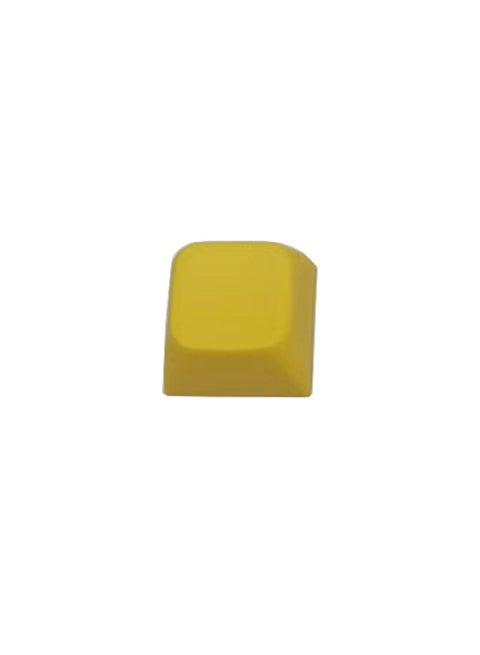 XDA2 High Multi-color Ball Cap Pbt Material MX Cross Chrysanthemum 1u Small Key Position 1.7mm Thick Mechanical Keyboard Key Cap-Color:xda2 Yellow 1u Keycap * 1