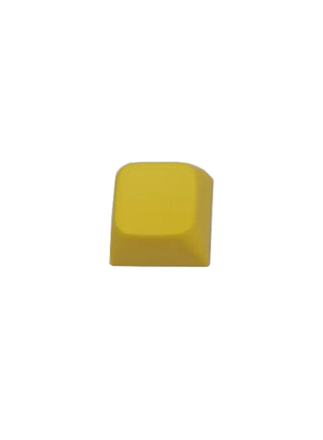 XDA2 High Multi-color Ball Cap Pbt Material MX Cross Chrysanthemum 1u Small Key Position 1.7mm Thick Mechanical Keyboard Key Cap-Color:xda2 Yellow 1u Keycap * 1