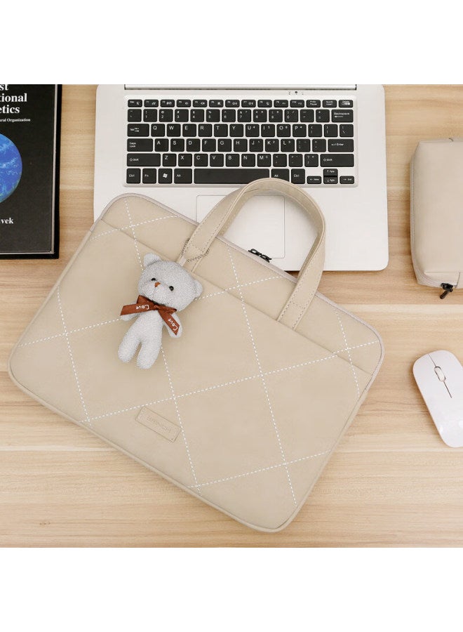 Brinch Laptop Bag For Women, 15.6-inch Business Commute Simple Style Suitable For Apple Huawei Laptops - Image 3
