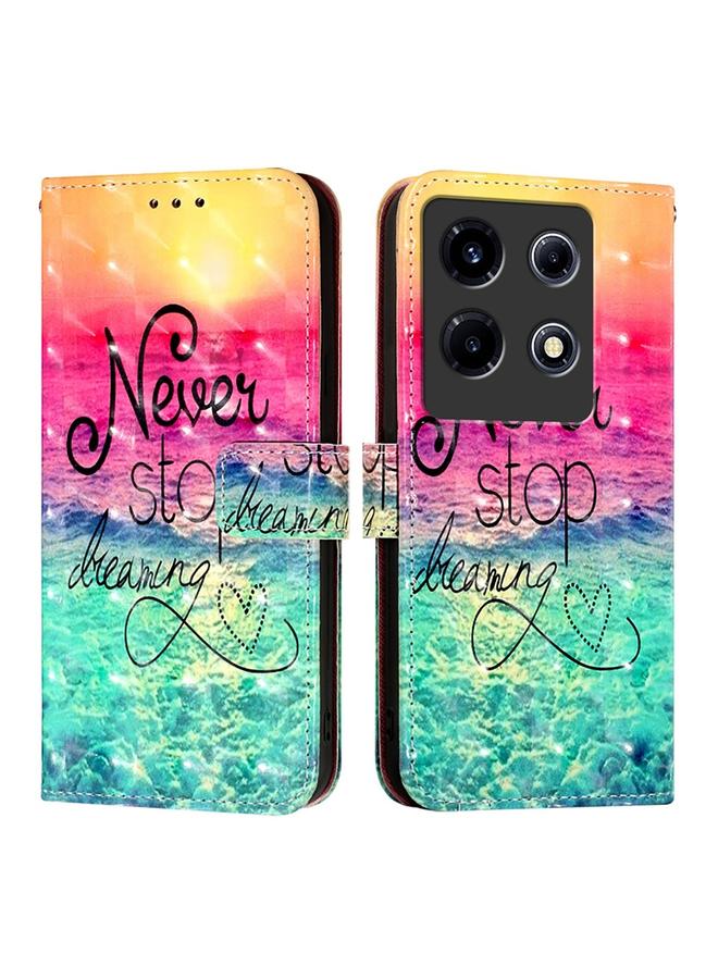 Zaboon Case For Infinix Note 30 VIP 3D Painting Horizontal Flip Leather Phone Case - Image 2