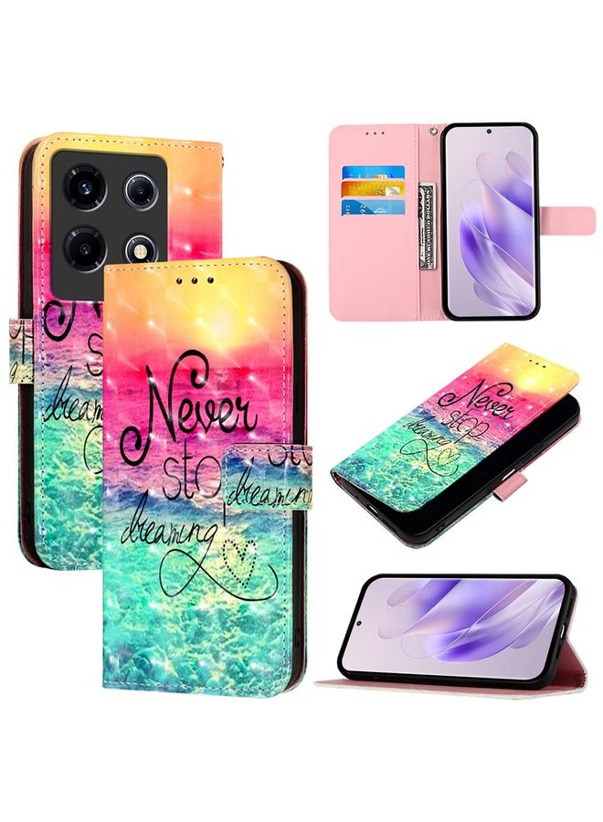 Zaboon Case For Infinix Note 30 VIP 3D Painting Horizontal Flip Leather Phone Case - Image 1