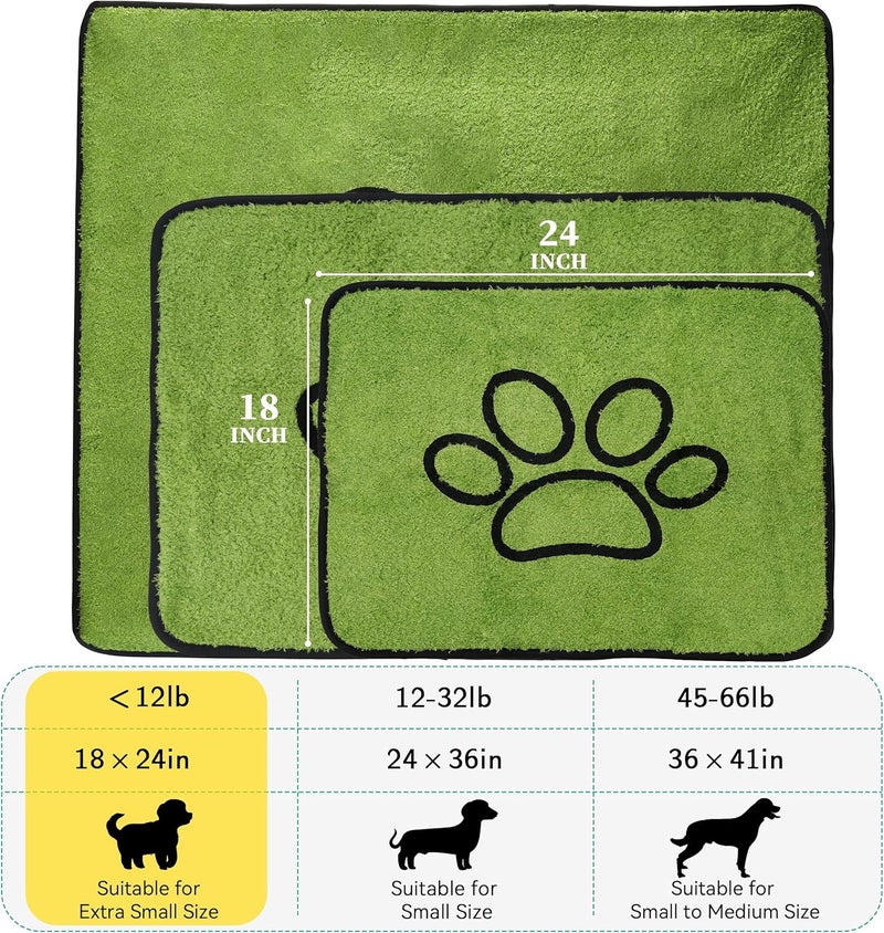 SWIUKPHE 18"×24" Washable Reusable Dog Pee Pads, Super Absorbent Leakproof Non-Slip Puppy Training Pad for Pet Incontinence - Image 3