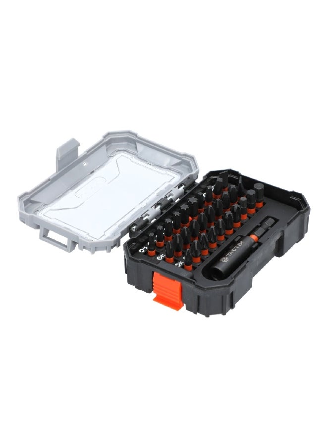 Tactix 31-Piece Heavy Duty Break-Resistant Impact Bit Set with Storage Case Black and Orange 455831P  - Image 3