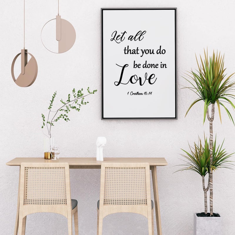 Generic 12 Pieces Bible Verse Wall Stickers Inspirational Quotes Christian Wall Decals Scripture Wall Decals Peel and Stick Motivational Wall Decal for Living Room Bedroom Bathroom Office  Black  - Image 5
