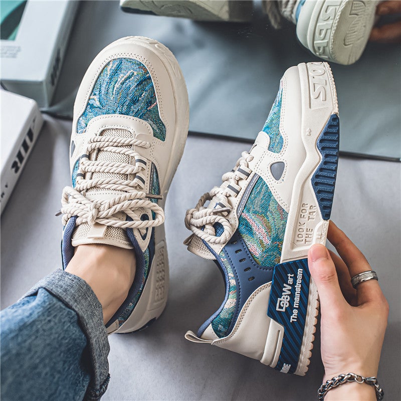 Men'S Shoes Spring Trendy Niche Casual Board Shoes Platform Sports Trendy Shoes Winter Students - Image 3