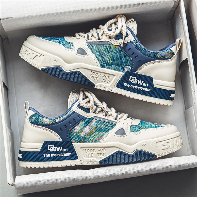 Men'S Shoes Spring Trendy Niche Casual Board Shoes Platform Sports Trendy Shoes Winter Students - Image 2