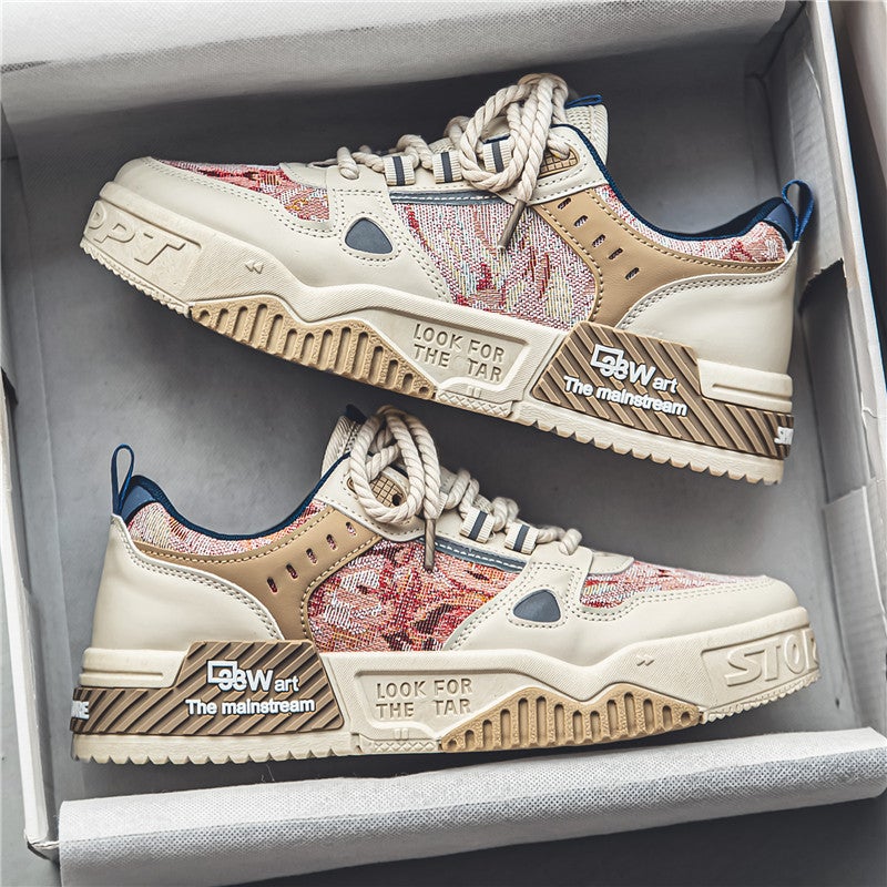 Men'S Shoes Spring Trendy Niche Casual Board Shoes Platform Sports Trendy Shoes Winter Students - Image 5