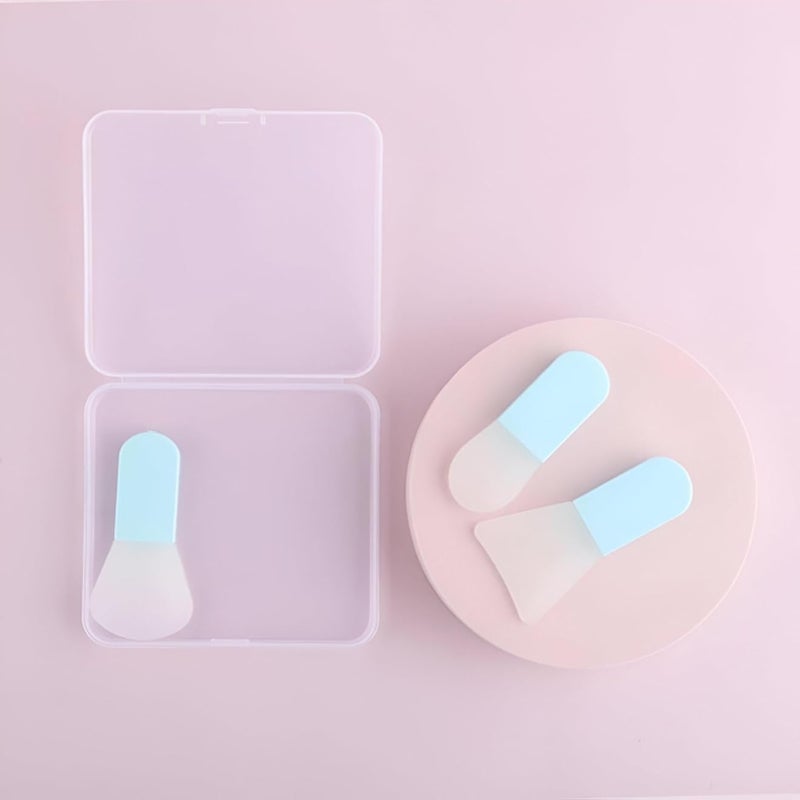 فرشاة الوجه المصنوعة من السيليكون - عززي روتين العناية بالبشرة الخاص بكِ مع مجموعتنا المكونة من 3 فرش سيليكون، وهي مثالية لوضع أقنعة المكياج، وأقنعة الطين، وأقنعة العين، ومنظفات الوجه لتجربة منعشة.