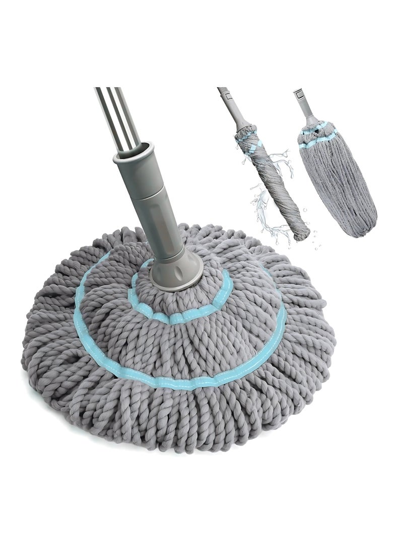 فيو ممسحة ملتوية ومضغوطة من الألياف الدقيقة لسهولة تنظيف الأرضيات، للاستخدام الرطب والجاف. قد يختلف اللون - Image 1