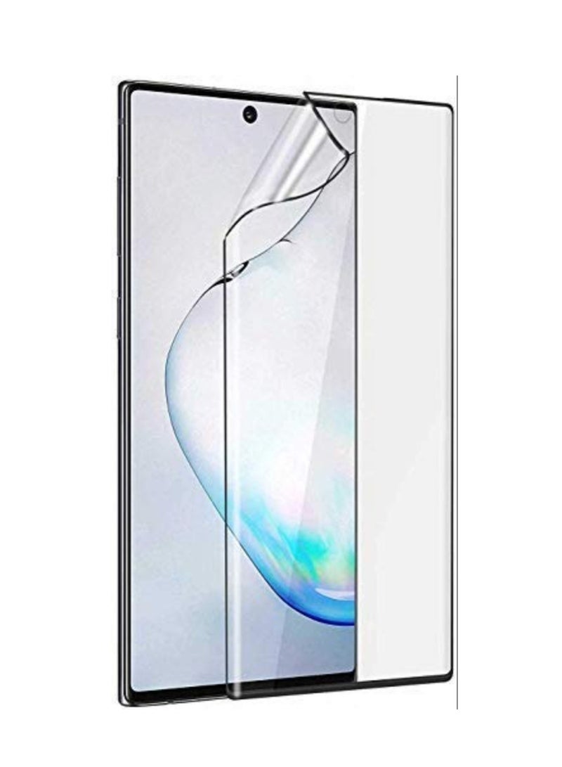 ELTRAZONE Curved Full Tempered Glass Screen Protector 0.25mm for Samsung Galaxy Note 10 - Black - Image 1