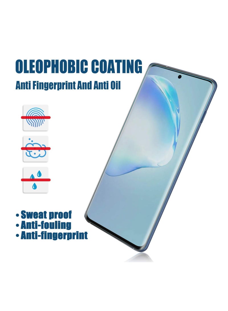 ELTRAZONE Curved Full Tempered Glass Screen Protector 0.25mm for Samsung Galaxy Note 10 - Black - Image 2