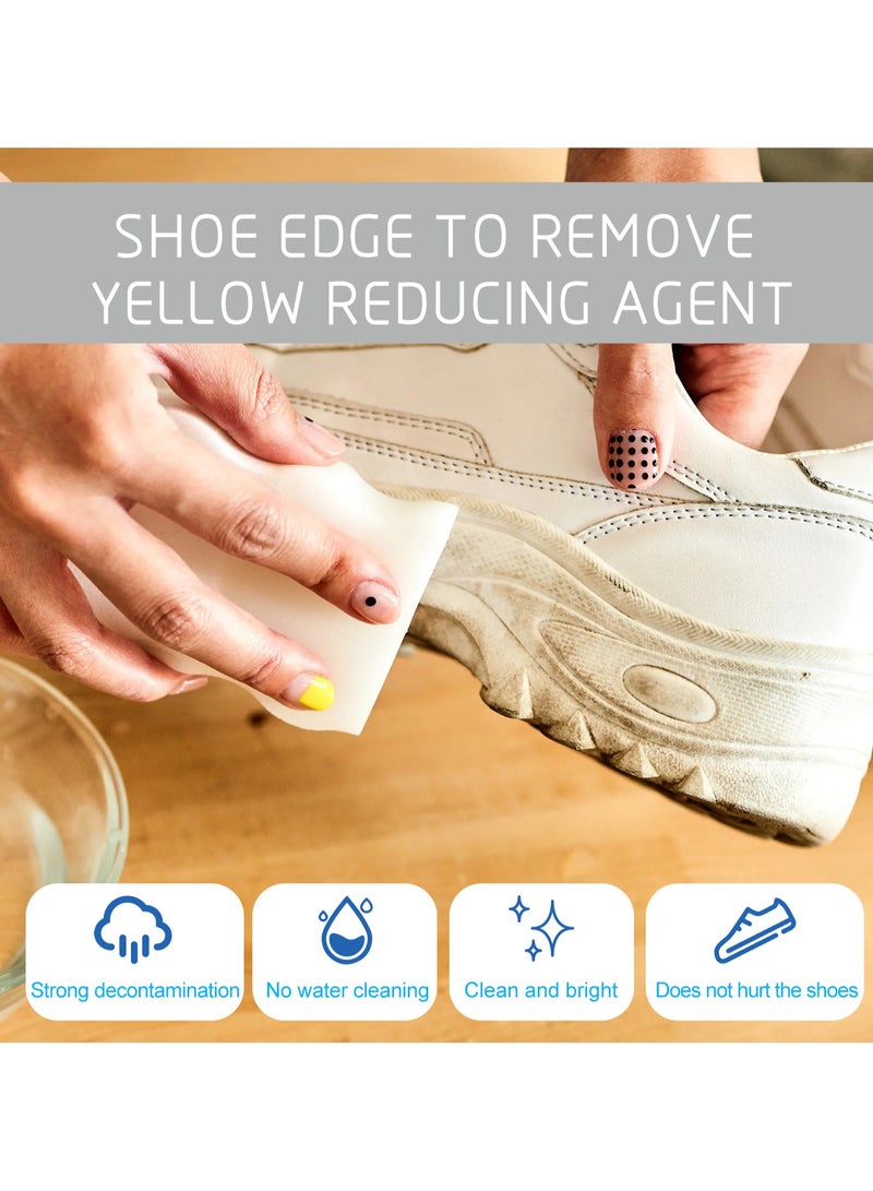 Jaysuing Instant Foam Cleaner & Shoe Whitener – Effortlessly Clean and Decontaminate Sneakers, Canvas, and Leather Shoes without Water. Restore Bright White Color, Remove Stains, and Whiten Yellowing Edges for a Fresh and Clean Look (100ml) - Image 5