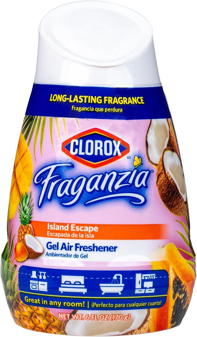 Clorox Fraganzia Gel Air Freshener Cone - Hawaiian Escape Scent, 6oz - Image 1
