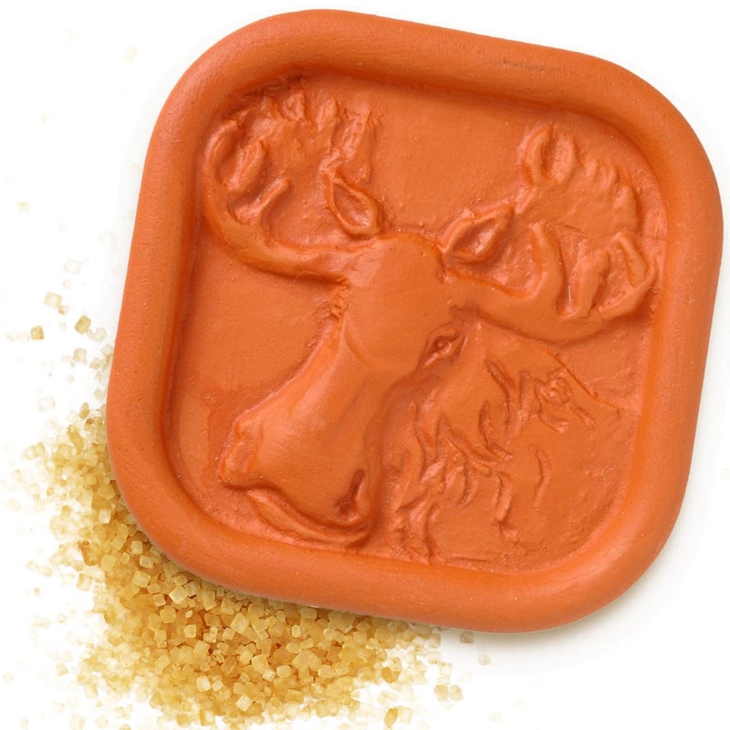 JBK Pottery حافظ سكر بني من تيرا كوتا - آمن للطعام لحفظ السكر للاستخدام طويل الأمد - مُلين سكر بني للبسكويت والفواكه المجففة والمارشميلو - تصميم موose - فخار JBK - Image 1