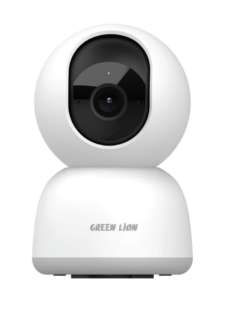 GREEN LION - Smart Home Camera 2 Megapixel Progressive / 2 WAY Audio Support / Motion Detection / Infrared Night Vision / Up To 10m IR Distance / 20 fps Frame Rate - White - Image 1